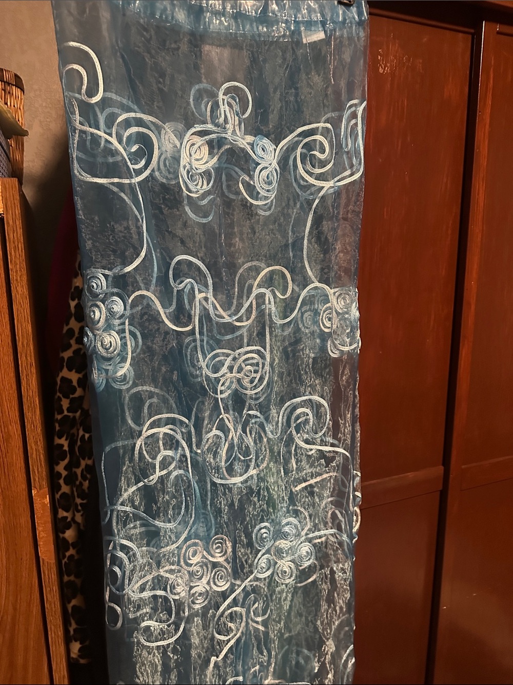 Lightblue shower curtain